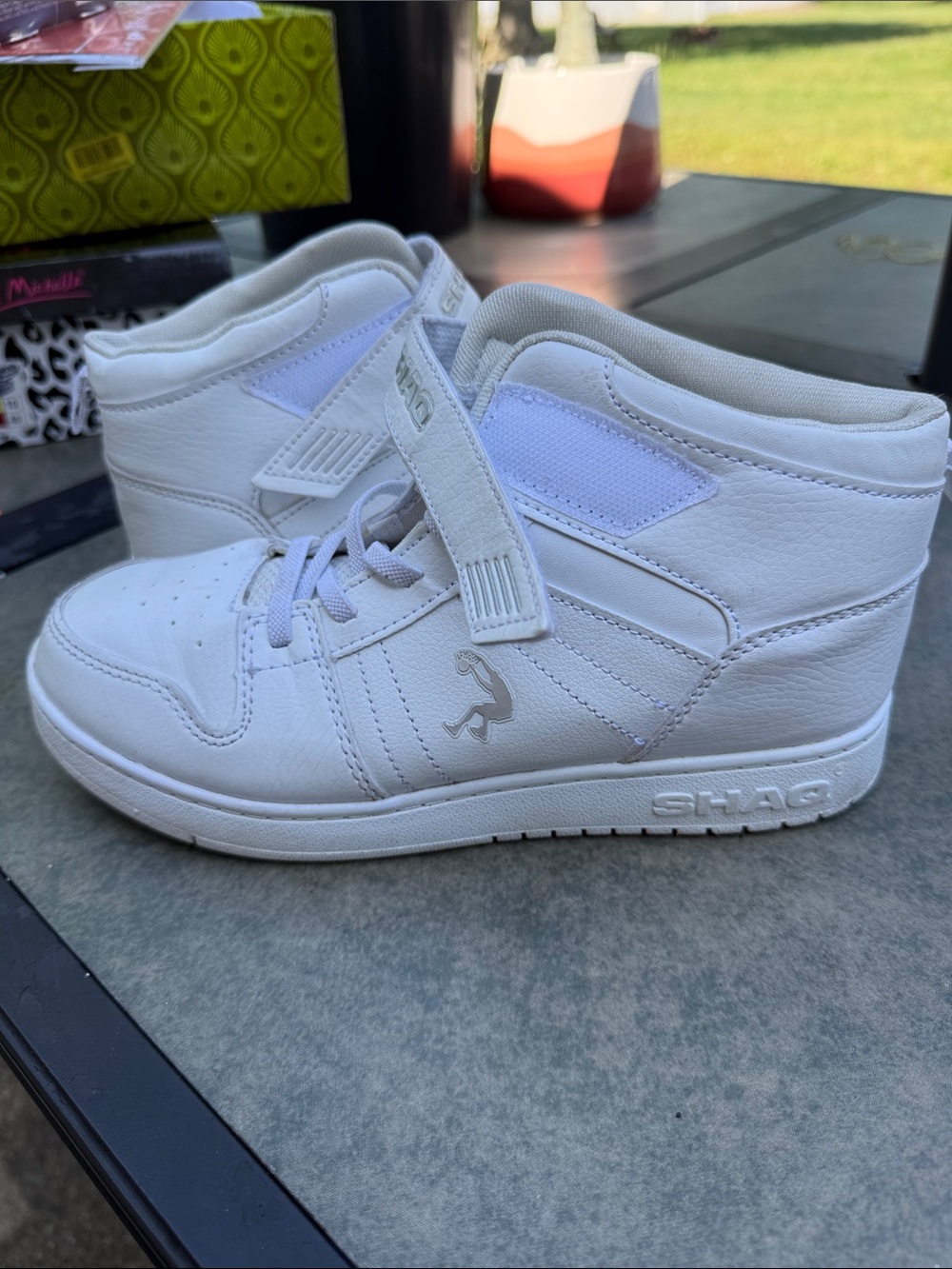 Shaq Kids' High-Top Sneaker - White